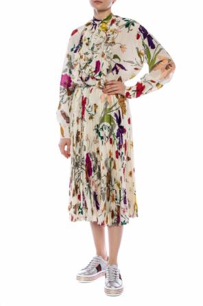 Patterned shirt with ruffles, zdjęcie 2 Patterned shirt with ruffles od Gucci